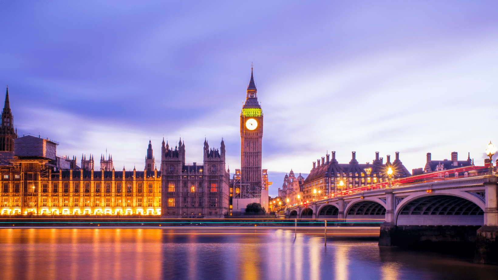 Underfloor heating contact London – EvenHeat - Photo of London landscape including houses of parliament and Big Ben